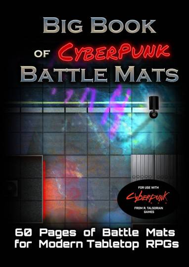 Big Book of Battle Mats for Cyberpunk RED (2nd Edition) [Pre-order]