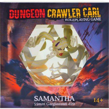 Dungeon Crawler Carl RPG:  Samantha Oversized d20 [Pre-order]