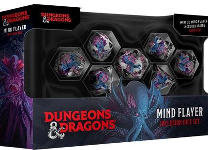 Mind Flayer: D&D Monsters Resin Inclusion Dice Set FanRoll [Pre-order]