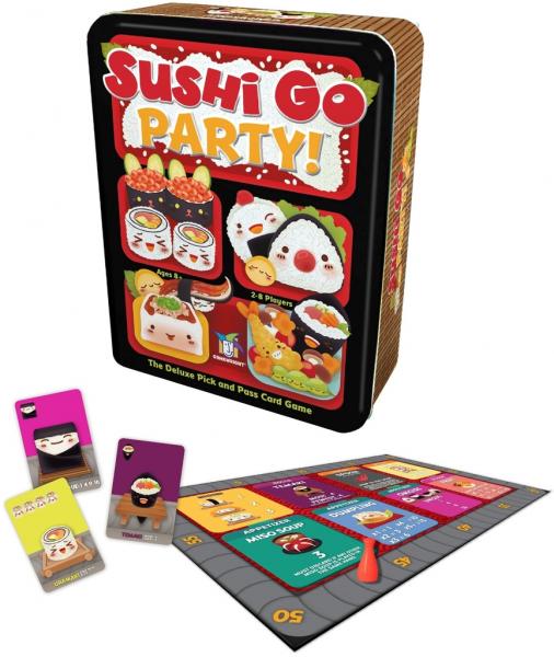 Sushi Go Party contents gameplay