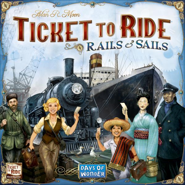 Ticket to Ride: Rails & Sails front of box