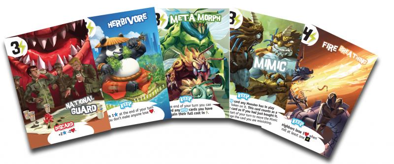 King of Tokyo (2016 Edition) example cards