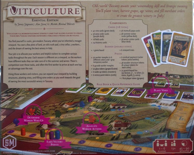 Viticulture Essential Edition back of box