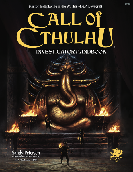 Call of Cthulhu 7th Ed: Investigator’s Handbook front cover