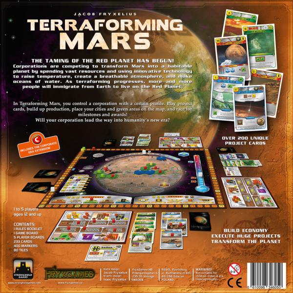 Terraforming Mars back of box