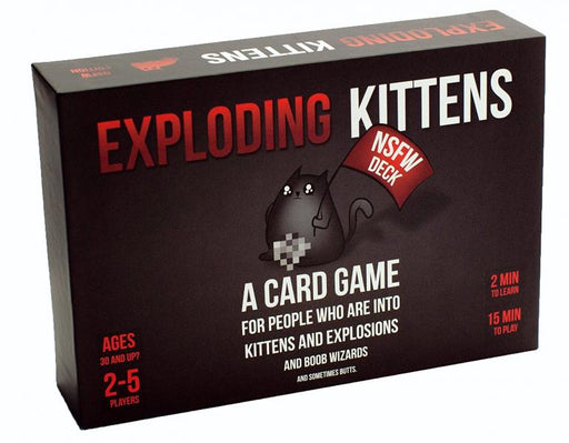 Exploding Kittens: NSFW Edition front of box