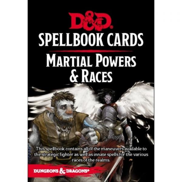 D&D Martial Powers & Races Spellbook Cards (Revised)