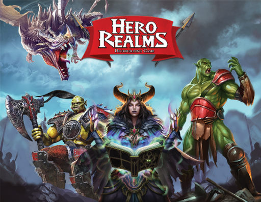 Hero Realms Deckbuilding Game - Front of box