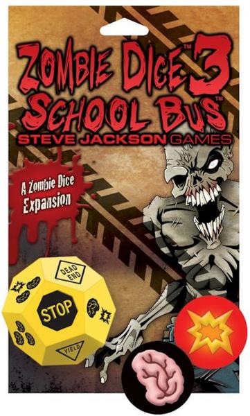 Zombie Dice 3: School Bus - Front of box