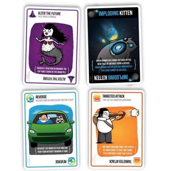 Imploding Kittens - Cards Close Up