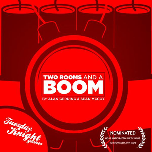 Two Rooms and a Boom - Front of Box