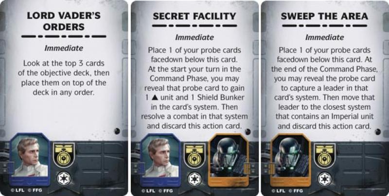 Star Wars Rebellion Rise of the Empire Expansion - Card Example
