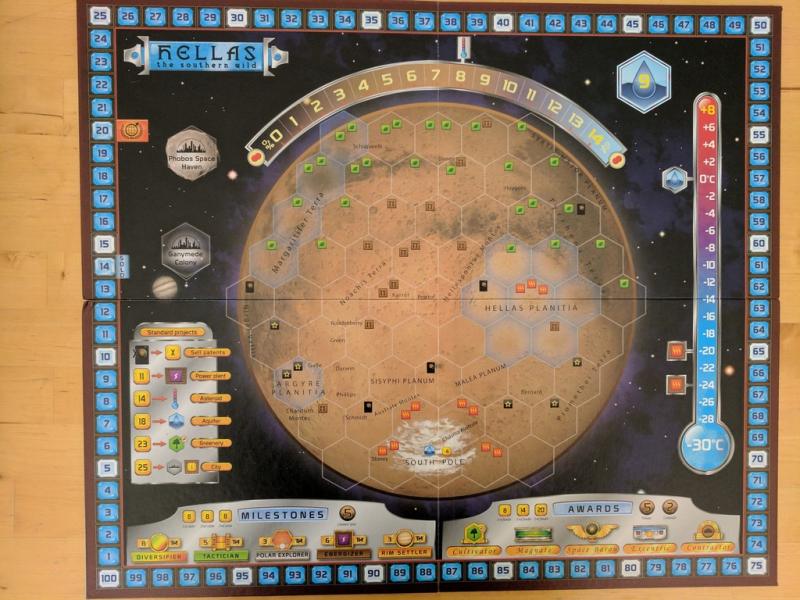 Terraforming Mars Hellas & Elysium Exp - Hellas