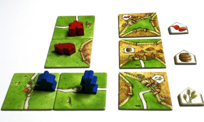 Carcassonne Traders & Builders exp 2 pieces