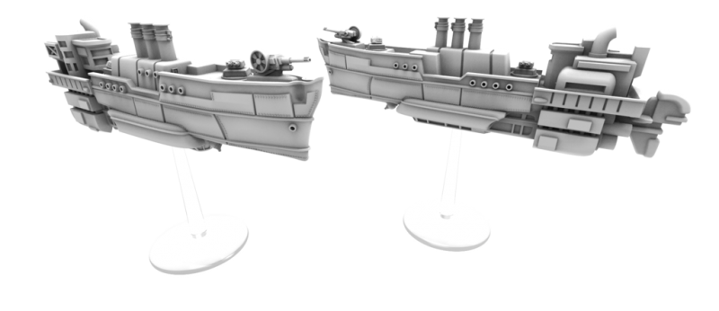 scythe airship miniatures