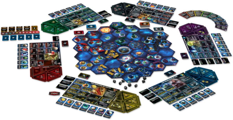 Twilight Imperium 4th Edition setup