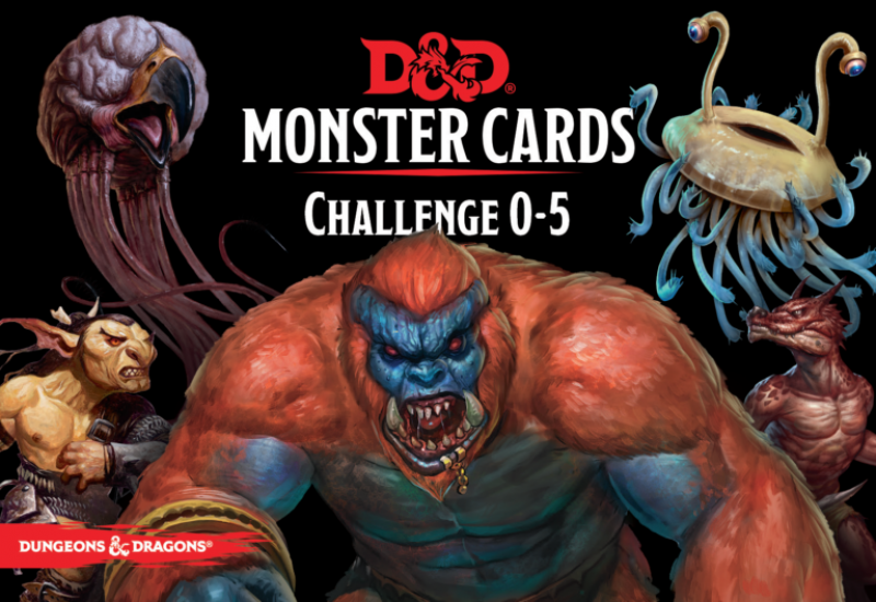 D&D Monster Cards Challenge 0-5