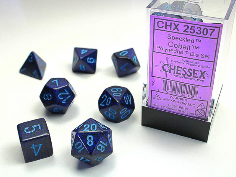 Poly Dice Set (7): Cobalt