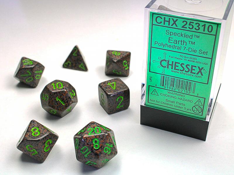 Poly Dice Set (7): Earth