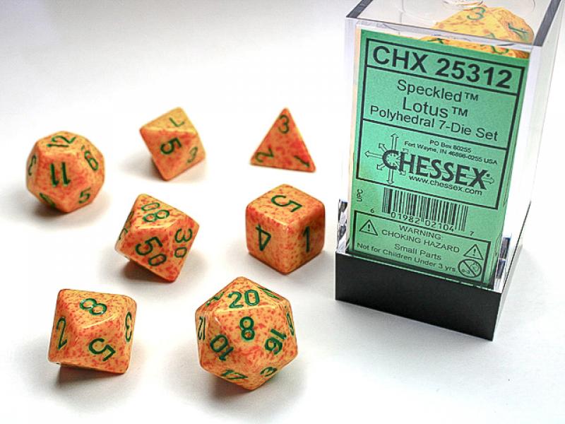 Poly Dice Set (7): Lotus