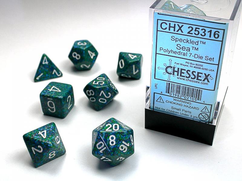 Poly Dice Set (7): Sea