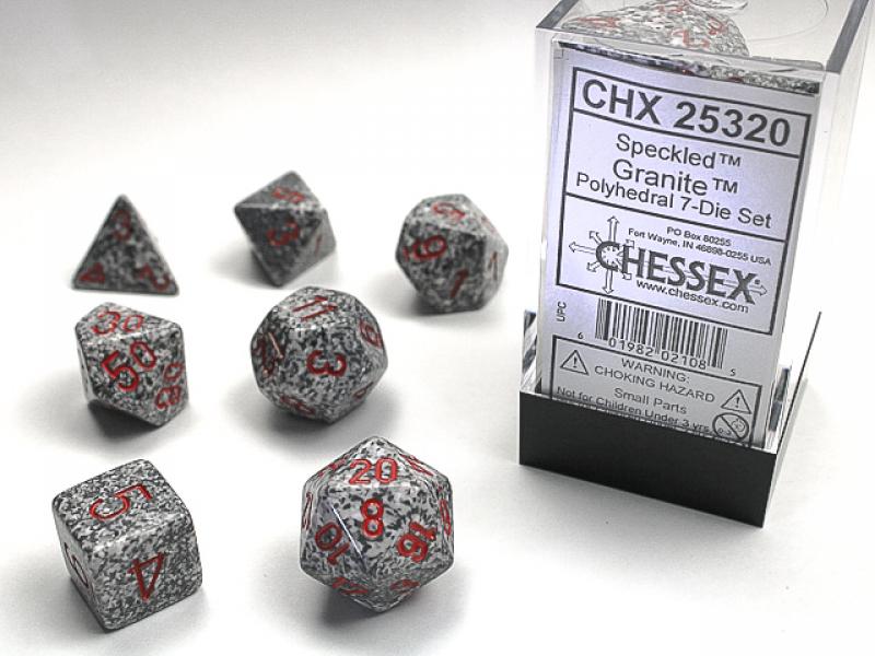 Poly Dice Set (7): Granite