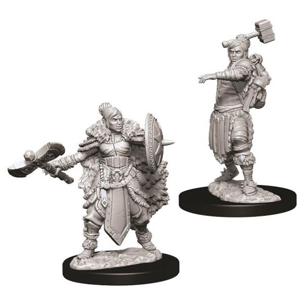 D&D Nolzur's Marvelous Unpainted Miniatures (W9): Half-Orc Female Barbarian