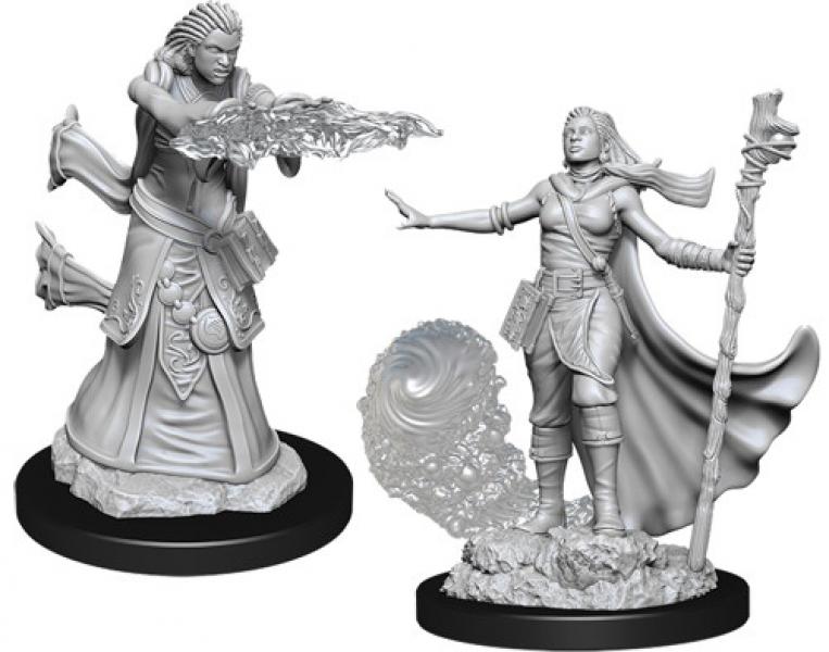 female human wizard mini