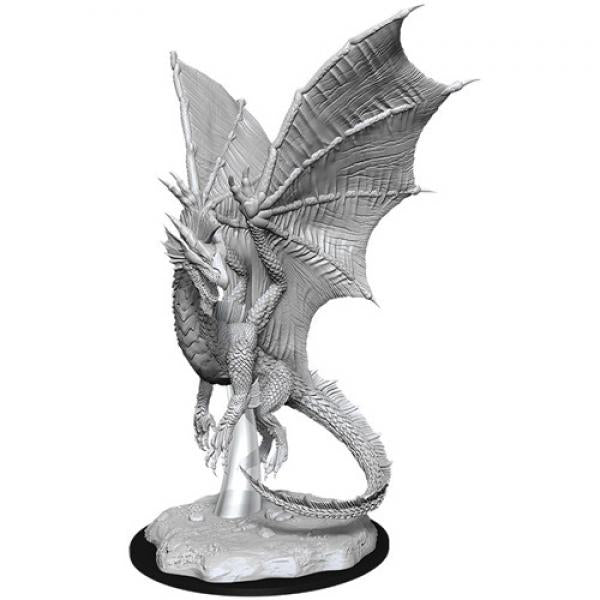 young silver dragon