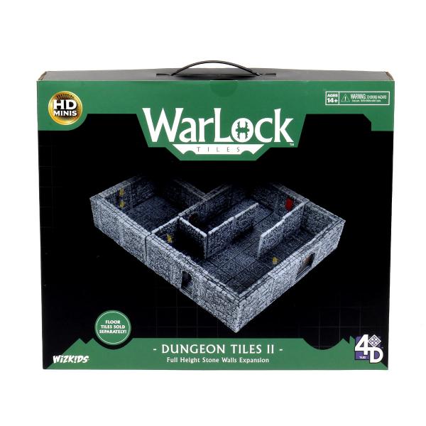 WarLock Tiles: Dungeon Tiles II - Full Height Stone Walls Exp.