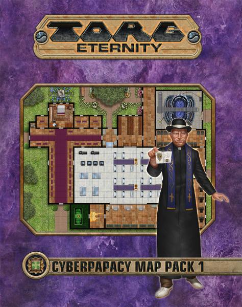 Torg Eternity RPG: Cyberpapacy Map Pack 1