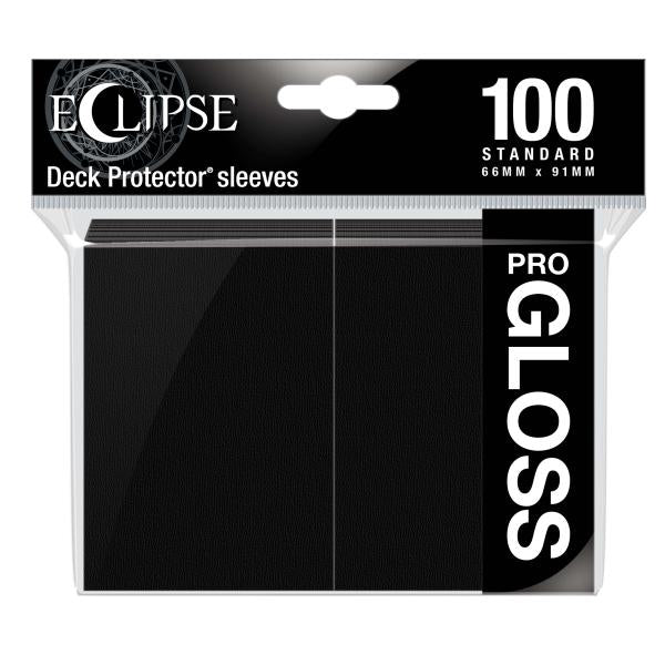 Eclipse PRO Gloss Standard Sleeves: Jet Black (100)