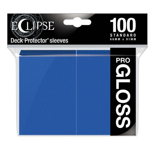 Eclipse PRO Gloss Standard Sleeves: Pacific Blue (100)