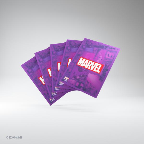 Gamegenic Marvel Champions Art Sleeves- Marvel Purple (50 ct.)