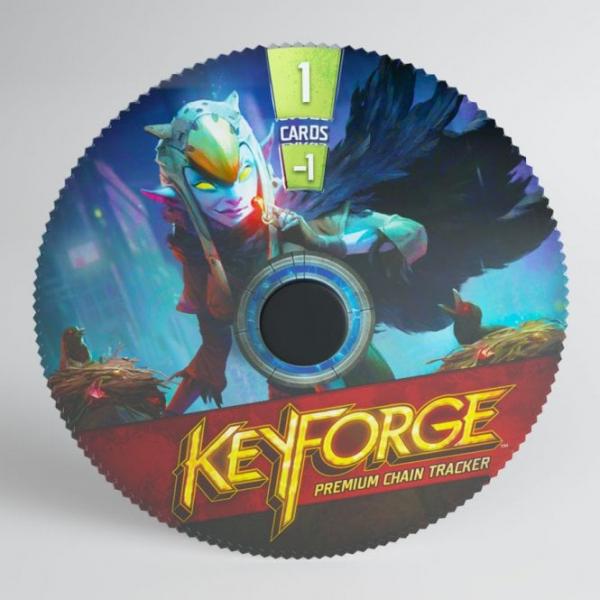 Gamegenic Keyforge Premium Chain Tracker: Shadow [ Pre-order ]