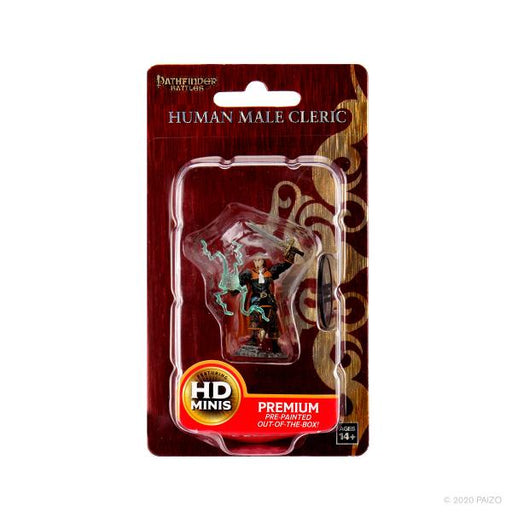 Human Cleric Male: Pathfinder Battles Premium Painted Figure (W1)