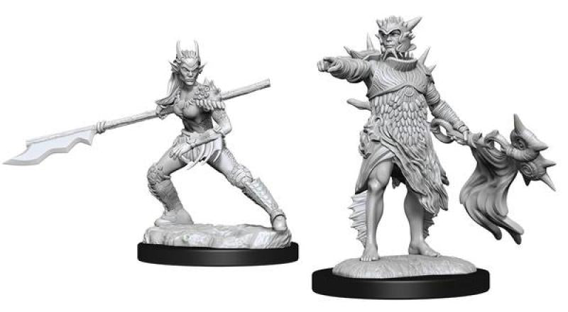 Coralhelm Commander & Halimar Wavewatch: Magic the Gathering Unpainted Miniatures (W13)