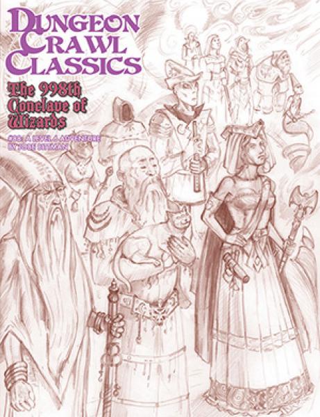 Dungeon Crawl Classics #88: The 998th Conclave Of Wizards Sketch Cover