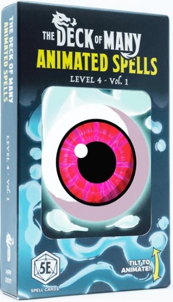 Animated Spells Deck: Level 4 Volume 1