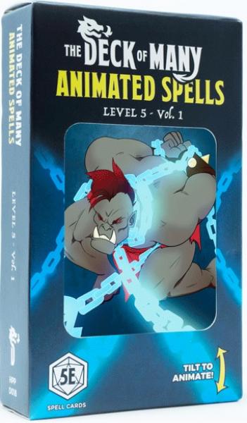 Animated Spells Deck: Level 5 Volume 1