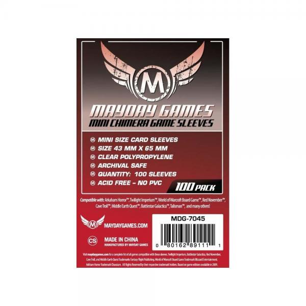 Mayday Mini Chimera 100 Card Sleeves 43mm x 65mm