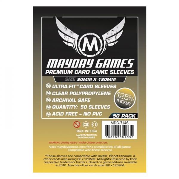 Mayday Magnum Ultra Fit 50 Card Sleeves 80mm x 120mm