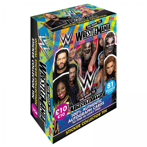 WWE 2021 Sticker Tins