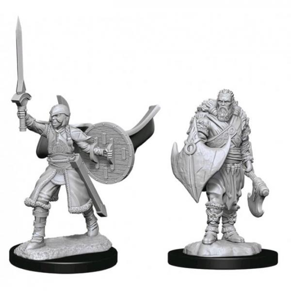 Human Berserkers: Magic the Gathering Unpainted Miniatures (W14)