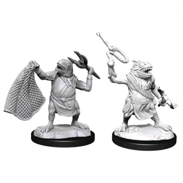 Kuo-Toa & Kuo-Toa Whip: D&D Nolzur's Marvelous Unpainted Miniatures (W14)