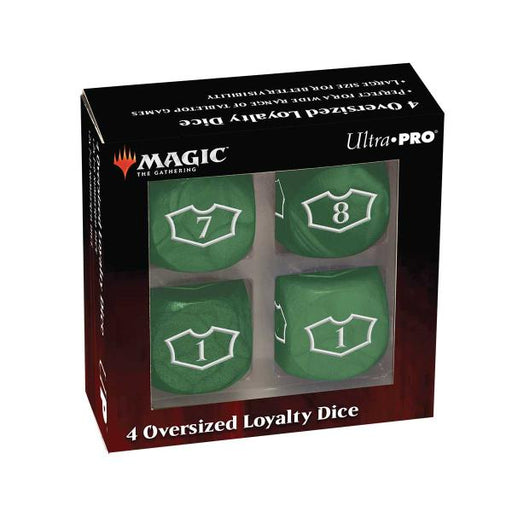 MTG: Deluxe 22MM Forest Loyalty Dice Set with 7-12