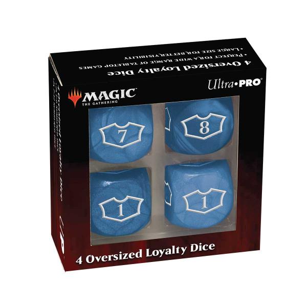 MTG: Deluxe 22MM Island Loyalty Dice Set with 7-12