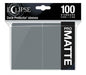 Eclipse Matte Standard Sleeves: Smoke Grey (100)