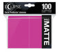 Eclipse Matte Standard Sleeves: Hot Pink (100)