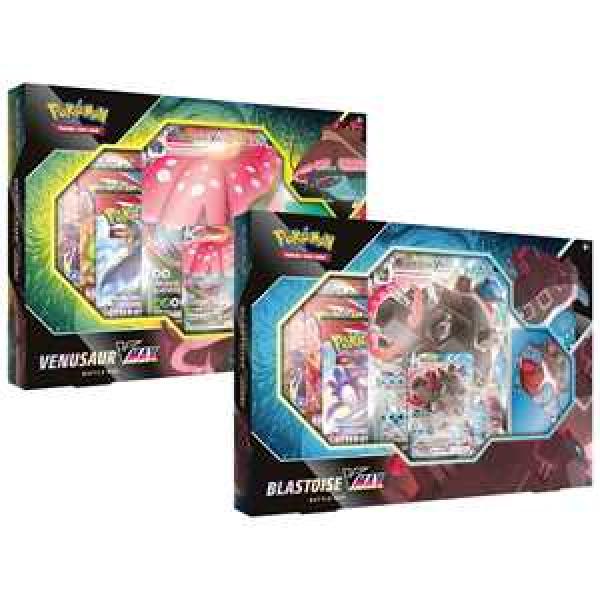 Pokemon TCG: Venusaur/Blastoise VMAX Battle Box